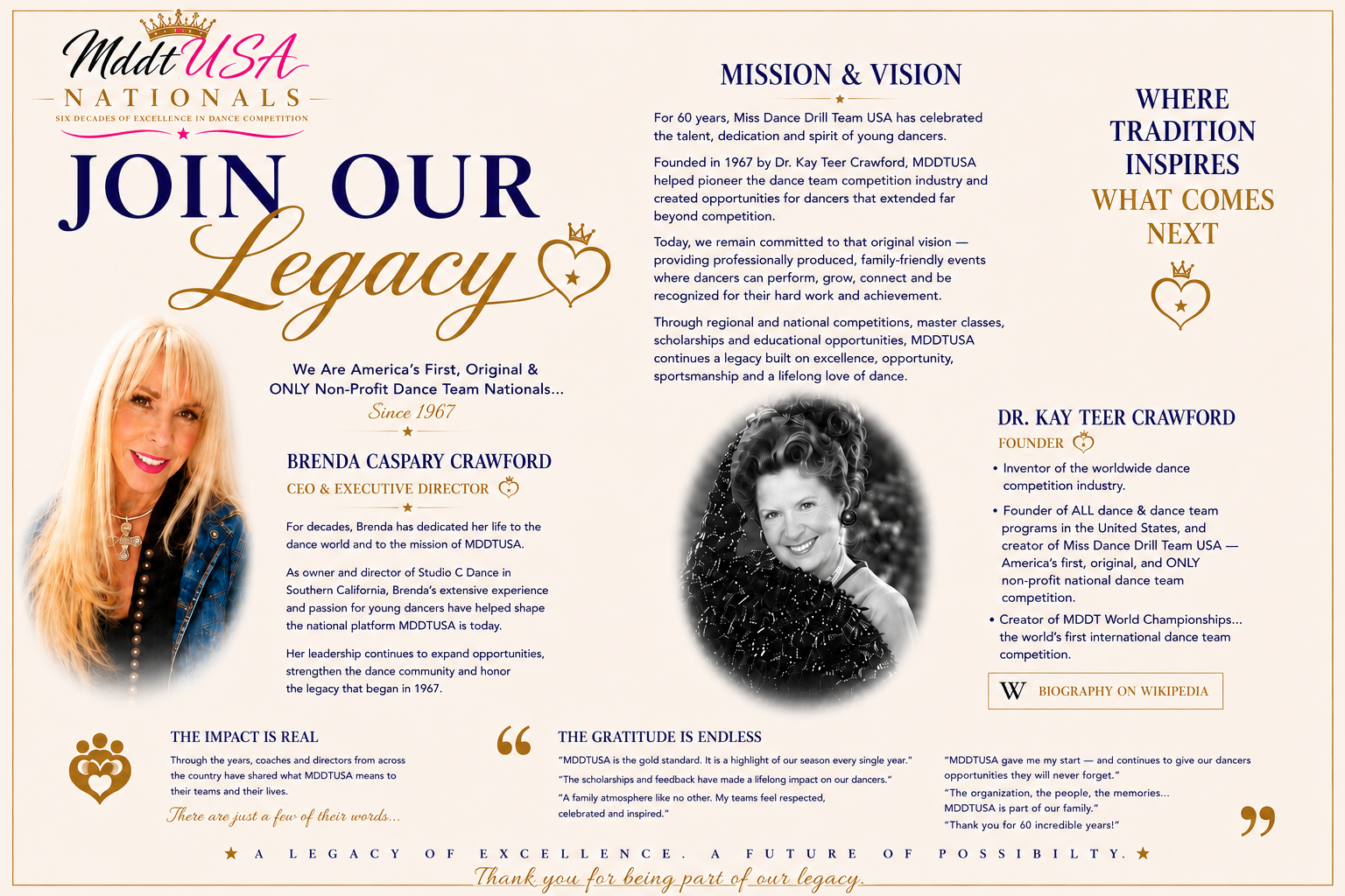 ABOUT OUR LEGACY WEBSITE